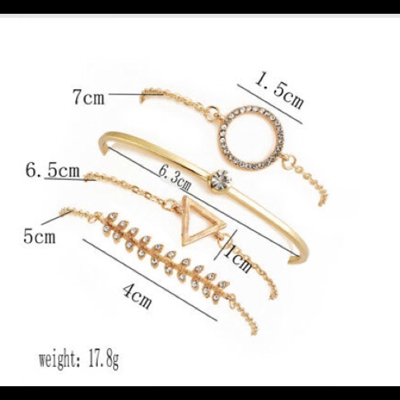 Grazia 4-Layer Bracelet Set - Picture 3 of 6